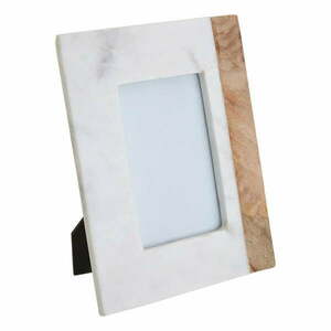 Fehér-natúr színű kő képkeret 18x23 cm Sena – Premier Housewares kép