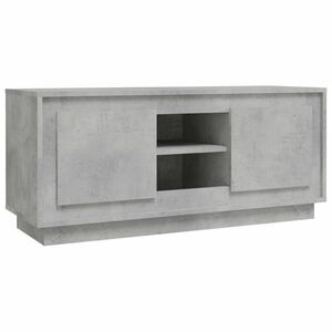 vidaXL betonszürke szerelt fa TV-szekrény 102x35x45 cm kép
