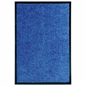 vidaXL kék kimosható lábtörlő 40 x 60 cm kép