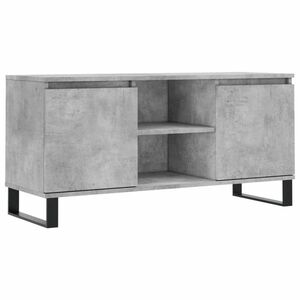 vidaXL betonszürke szerelt fa TV-szekrény 104x35x50 cm kép