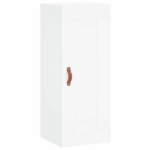 vidaXL fehér szerelt fa fali szekrény 34, 5 x 34 x 90 cm kép
