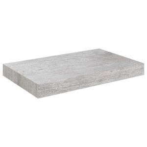 vidaXL betonszürke MDF lebegő fali polc 23 x 23, 5 x 3, 8 cm kép