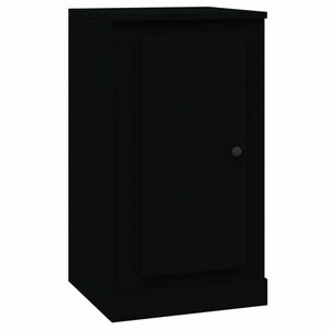 vidaXL fekete szerelt fa tálalószekrény 37, 5 x 35, 5 x 67, 5 cm kép