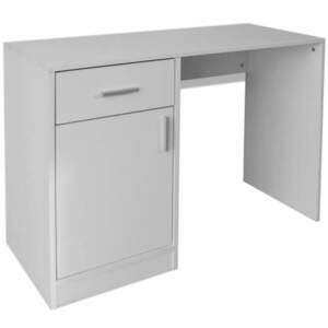 vidaXL 100x40x73 cm Fehér íróasztal fiókkal és szekrénnyel kép