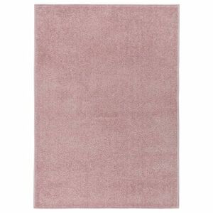 vidaXL rózsaszín rövid szálú szőnyeg 240 x 340 cm kép