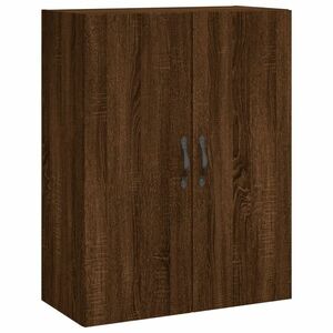 vidaXL barna tölgy szerelt fa fali szekrény 69, 5 x 34 x 90 cm kép