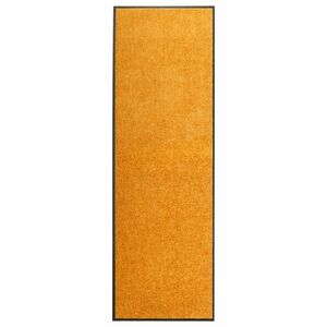 vidaXL narancssárga kimosható lábtörlő 60 x 180 cm kép
