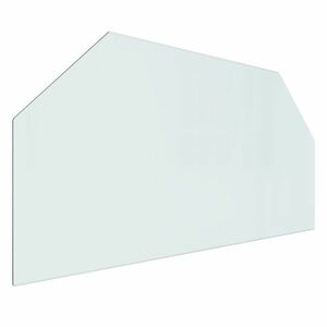 vidaXL hatszög alakú kandalló-üveglap 100 x 50 cm kép
