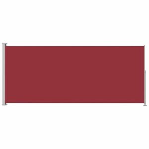 vidaXL piros behúzható oldalsó terasznapellenző 180 x 500 cm kép
