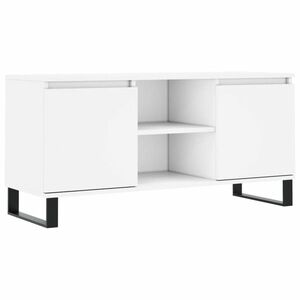 vidaXL fehér szerelt fa TV-szekrény 104 x 35 x 50 cm kép