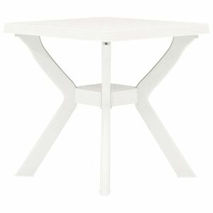vidaXL fehér műanyag bisztróasztal 70 x 70 x 72 cm kép