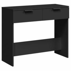 vidaXL fekete szerelt fa tálalóasztal 90 x 36 x 75 cm kép