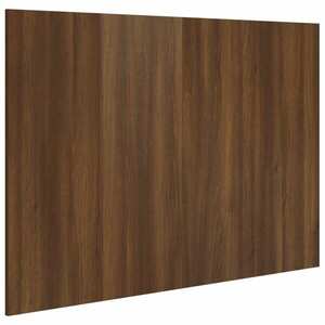 vidaXL barna tölgy színű szerelt fa ágyfejtámla 120 x 1, 5 x 80 cm kép