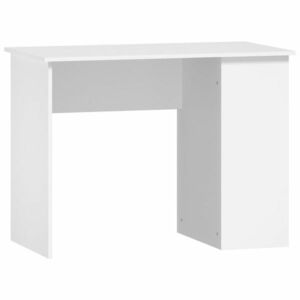 vidaXL fehér szerelt fa íróasztal 100x55x75 cm kép