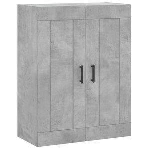 vidaXL betonszürke szerelt fa fali szekrény 69, 5 x 34 x 90 cm kép