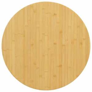 vidaXL bambusz asztallap Ø60 x 2, 5 cm kép