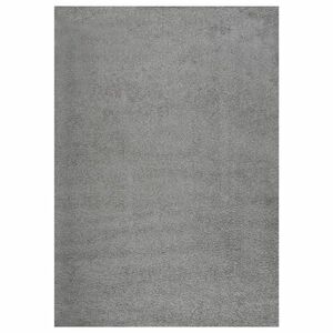 vidaXL szürke hosszú szálú bozontos szőnyeg 140x200 cm kép