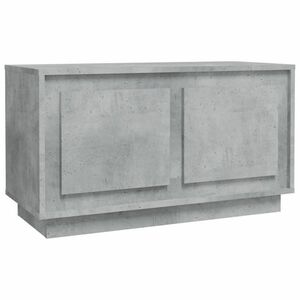 vidaXL betonszürke szerelt fa TV-szekrény 80x35x45 cm kép