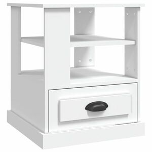 vidaXL fehér szerelt fa kisasztal 50x50x60 cm kép