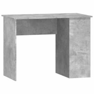 vidaXL betonszürke szerelt fa íróasztal 100 x 55 x 75 cm kép