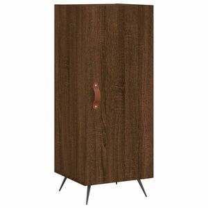 vidaXL barna tölgy színű szerelt fa tálalószekrény 34, 5 x 34 x 90 cm kép