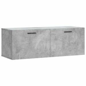 vidaXL betonszürke szerelt fa faliszekrény 100 x 36, 5 x 35 cm kép