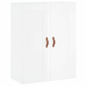 vidaXL magasfényű fehér szerelt fa fali szekrény 69, 5 x 34 x 90 cm kép