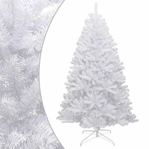 vidaXL csuklópántos műkarácsonyfa hóval 270 cm kép