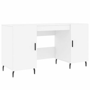 vidaXL fehér szerelt fa íróasztal 140 x 50 x 75 cm kép