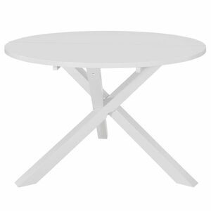 vidaXL fehér MDF étkezőasztal 120 x 75 cm kép