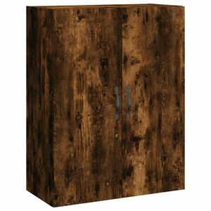 vidaXL füstös tölgy szerelt fa fali szekrény 69, 5 x 34 x 90 cm kép