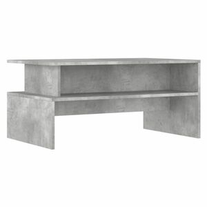 vidaXL betonszürke szerelt fa dohányzóasztal 90 x 55 x 42, 5 cm kép