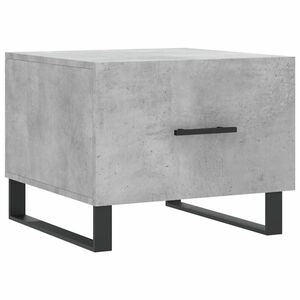vidaXL betonszürke szerelt fa dohányzóasztal 50 x 50 x 40 cm kép