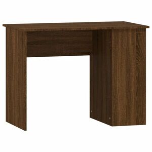 vidaXL barna tölgyszínű szerelt fa íróasztal 100 x 55 x 75 cm kép