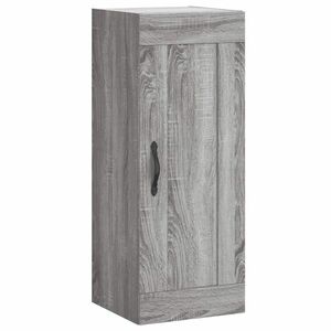 vidaXL szürke sonoma szerelt fa fali szekrény 34, 5x34x90 cm kép