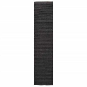 vidaXL fekete szizálszőnyeg kaparófához 80 x 350 cm kép