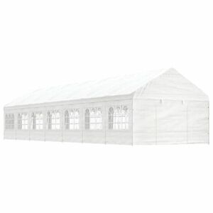 vidaXL fehér polietilén pavilon tetővel 15, 61 x 4, 08 x 3, 22 m kép