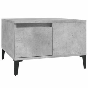 vidaXL betonszürke szerelt fa dohányzóasztal 55x55x36, 5 cm kép