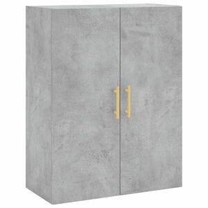 vidaXL betonszürke fali szekrény 69, 5x34x90 cm kép