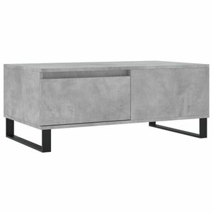 vidaXL betonszürke szerelt fa dohányzóasztal 90x50x36, 5 cm kép