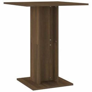 vidaXL barna tölgy színű szerelt fa bisztróasztal 60 x 60 x 75 cm kép