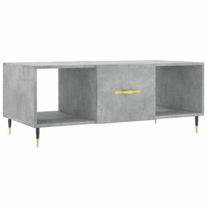 vidaXL betonszürke szerelt fa dohányzóasztal 102 x 50 x 40 cm kép