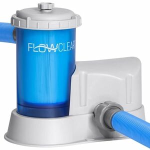 Bestway Flowclear átlátszó papírszűrős vízforgató szivattyú kép