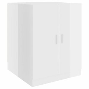 vidaXL magasfényű fehér mosógépszekrény 71 x 71, 5 x 91, 5 cm kép