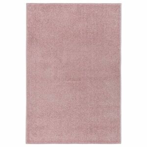 vidaXL rózsaszín rövid szálú szőnyeg 200 x 290 cm kép