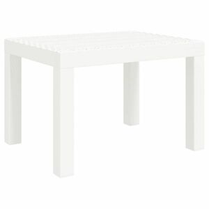 vidaXL fehér PP kerti asztal 59 x 47 x 40 cm kép
