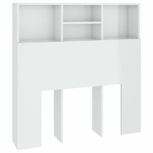 vidaXL magasfényű fehér áthidaló szekrény 100 x 19 x 103, 5 cm kép