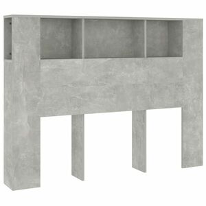 vidaXL betonszürke áthidaló szekrény 140 x 18, 5 x 104, 5 cm kép
