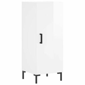 vidaXL magasfényű fehér szerelt fa tálalószekrény 34, 5 x 34 x 90 cm kép