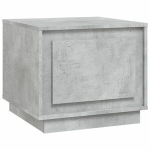 vidaXL betonszürke szerelt fa dohányzóasztal 51x50x44 cm kép